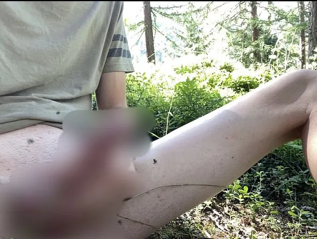 Wixxen in der Natur ist geil