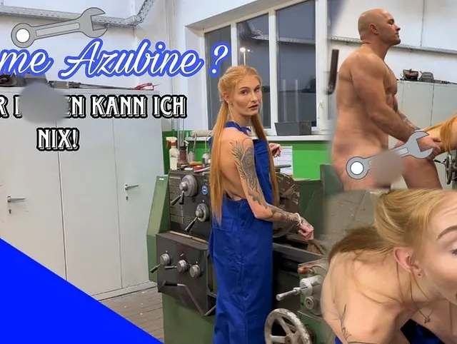 dumme Azubine ? Außer Ficken kann ich nix !