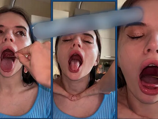 Throat fetish video.