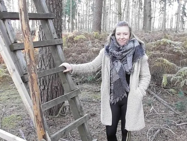 Vom Jagdstand hinunter GEPISST!