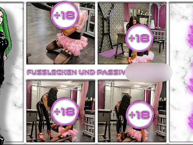 Fußlecken und passiv Blowjob