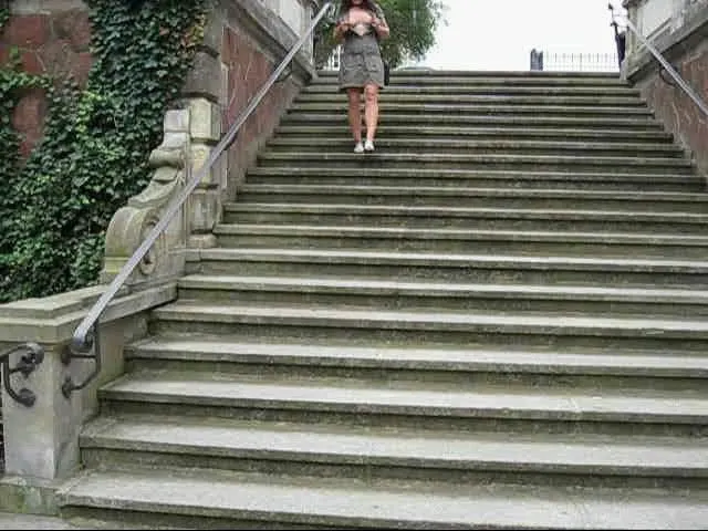 auf der treppe
