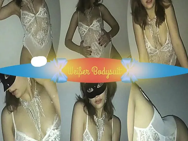 Weißer Bodysuit