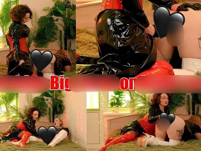 Lesben Big Strap-on versauten Sex