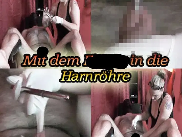 In das Pissloch gefingert