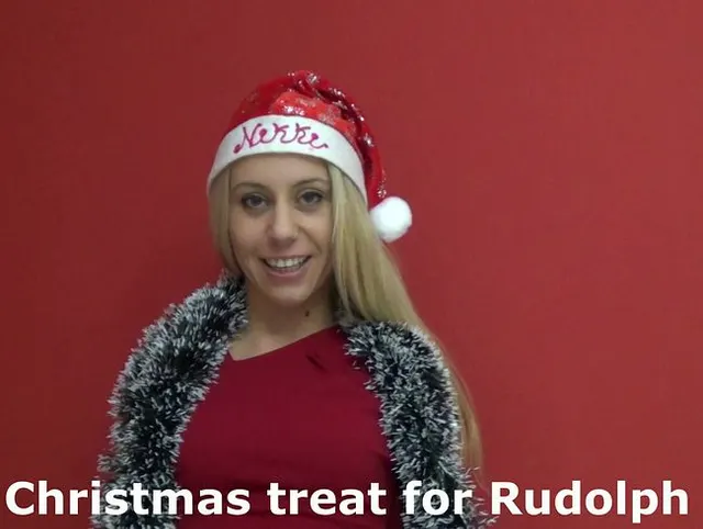 Christmas treat for Rudolf