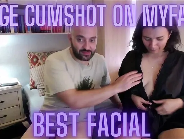 Ein riesiger Cumshot in mein Gesicht! Bestes Facial!