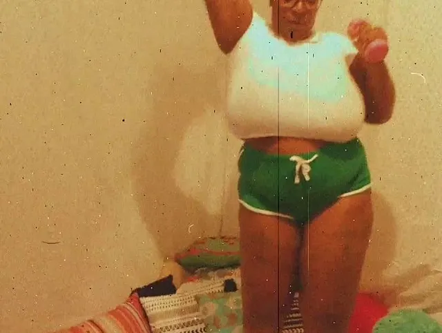 BBW fettiges Striptease-Training