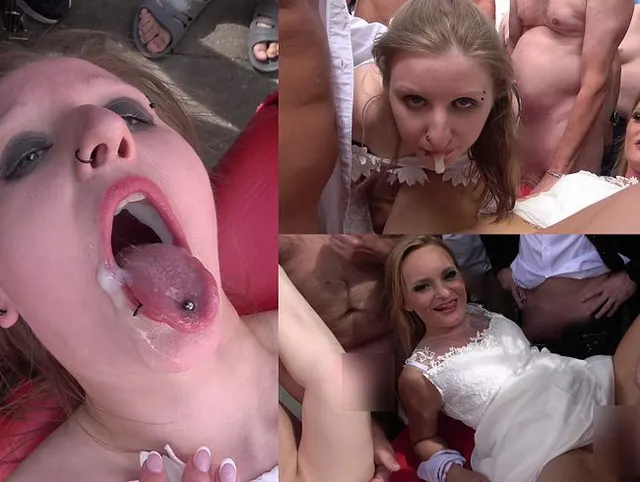 Die Total Versaute Outdoor ohne Gummi Hochzeit Party