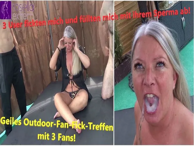 3 User fickten mich und füllten mich mit ihrem Sperma ab!