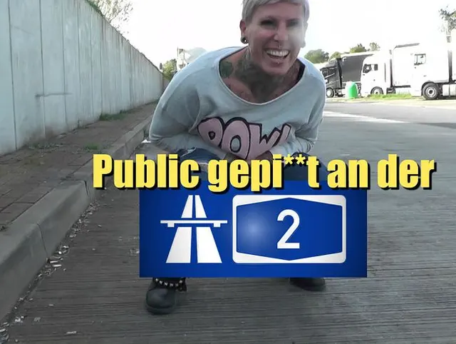 Public gepisst an der A2
