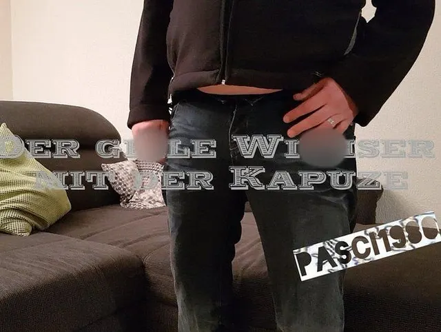 Der geile Wichser mit der Kapuze