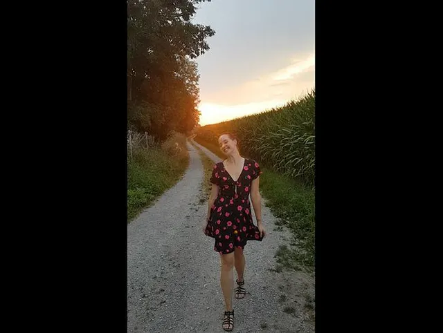 Outdoorsex mit Sonnenuntergang
