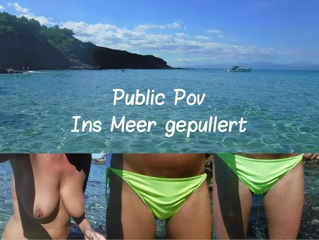 Public,Pov: Ins Meer gepullert