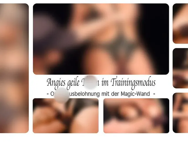 Angies geile Titten im Trainingsmodus - Orgasmusbelohnung mit der Magic-Wand