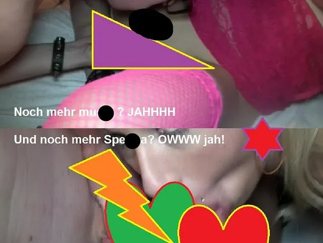 Wir sind die Gangbang princesse und squirtqueens