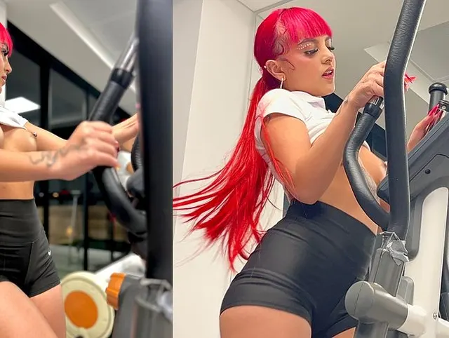 begleitet Ariana Rose zu ihrem Fitness-Abend