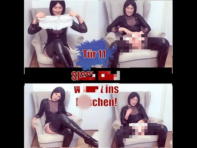Tür 11 - Sissy Bitch wichst ins Höschen!