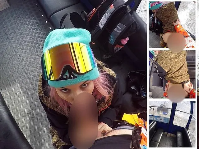 POV Public Sex in einem der größten Skilifte Europas | One Shot Video