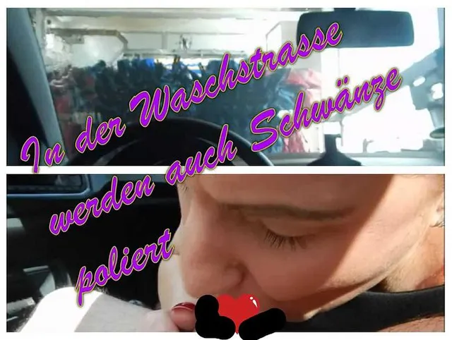 In der Waschstrasse werden auch Schwänze poliert