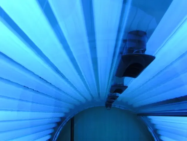Geil im Solarium