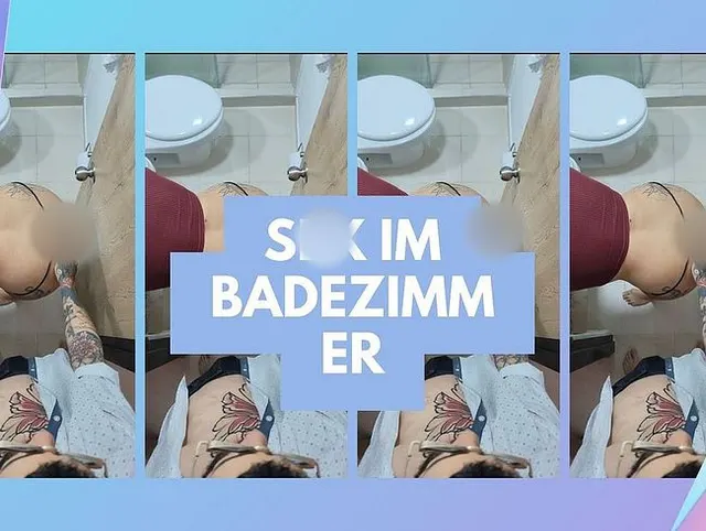 Es ist so aufregend, im Badezimmer Sex zu haben, dass ich einfach nicht anders kann, als es zu tun.