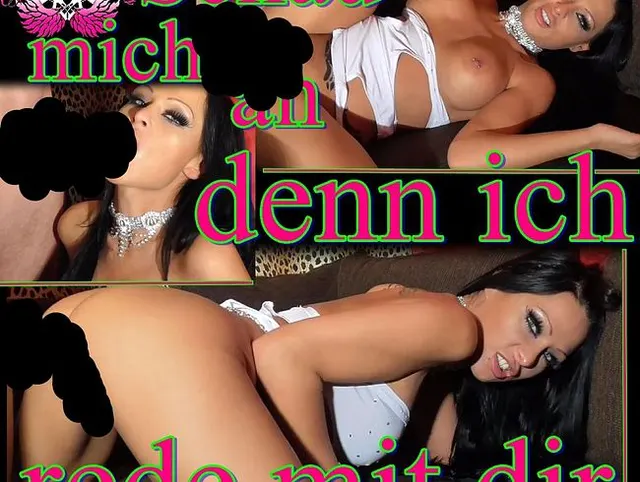 Schau mich an denn ich rede mit dir