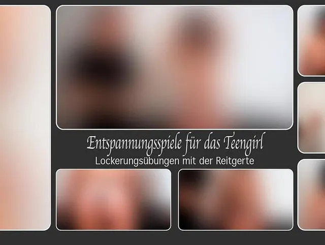 Entspannungsspiele für das Teengirl - Lockerungsübungen mit der Reitgerte