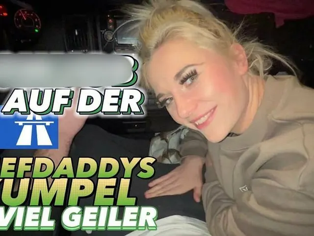 BLOWJOB AUF DER A9 !!! STIEFDADDYS Kumpel ist viel geiler