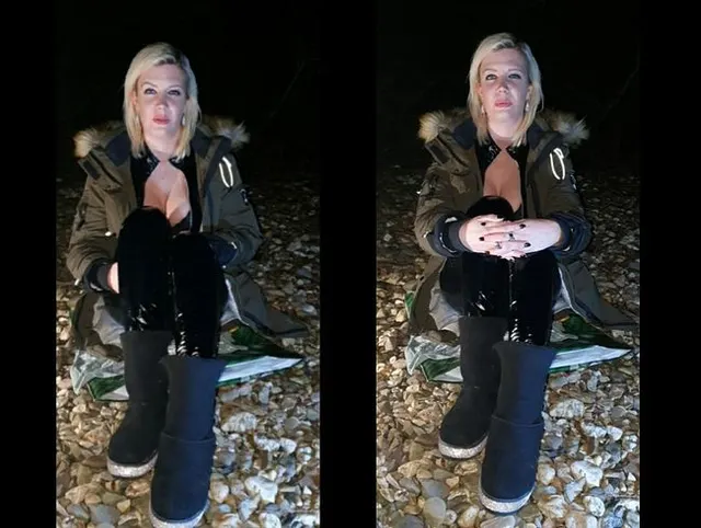 #Outdoor #demütigung am #See