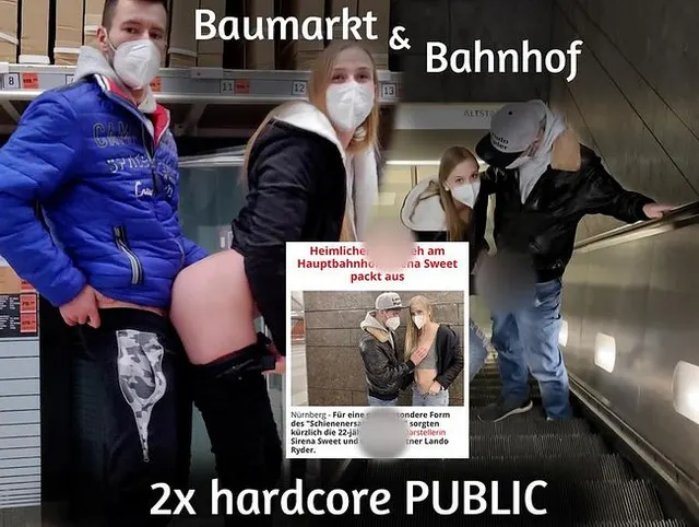 2x hardcore PUBLIC - stand sogar in der Zeitung!
