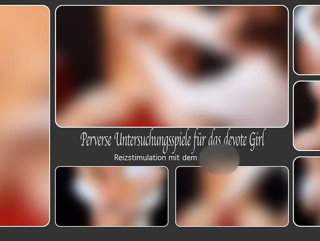 Perverse Untersuchungsspiele für das devote Girl - Reizstimulation mit dem Nadelrad