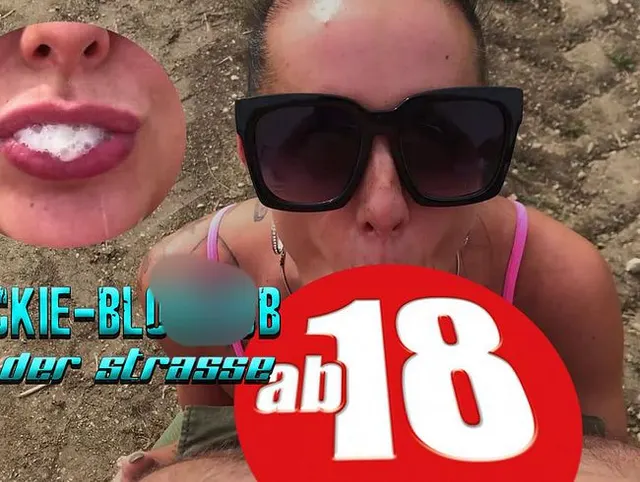 Quickie Blowjob im Feld