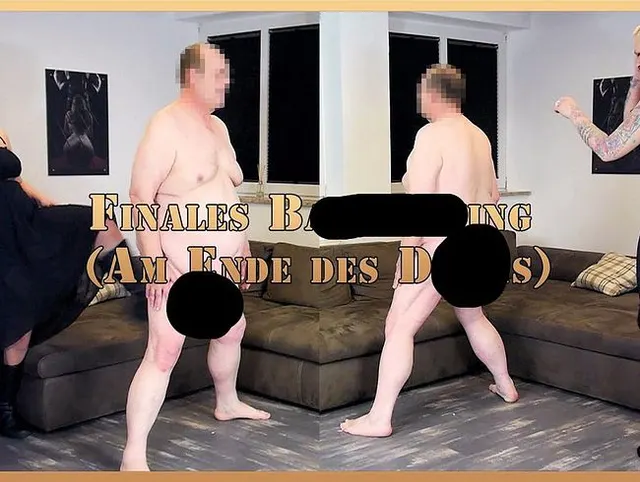 Finales Ballbusting zu Drehschluss