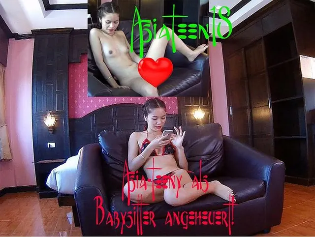 Asia-Teeny als Babysitter angeheuert!