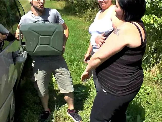 Tankhilfe für Blowjob