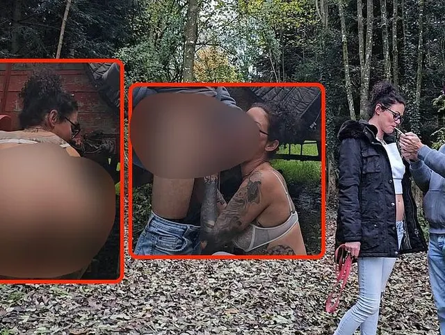 Beim Gassigehen überrascht! Abgewichst und Blank gefickt!