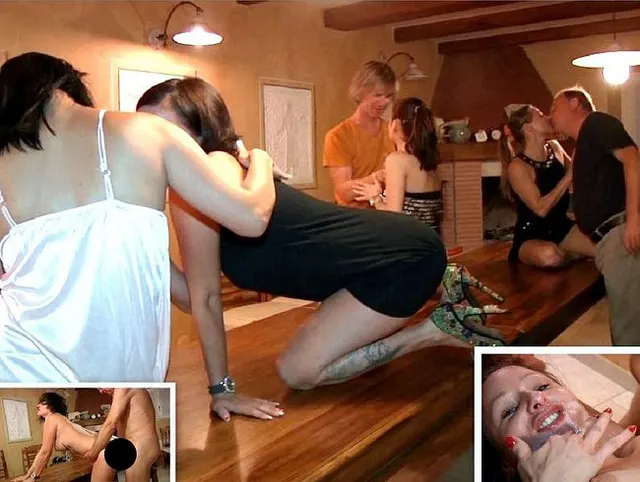 Urlaubs-Gangbang mit 4 Girls