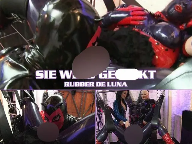 Rubber de Luna wird geleckt