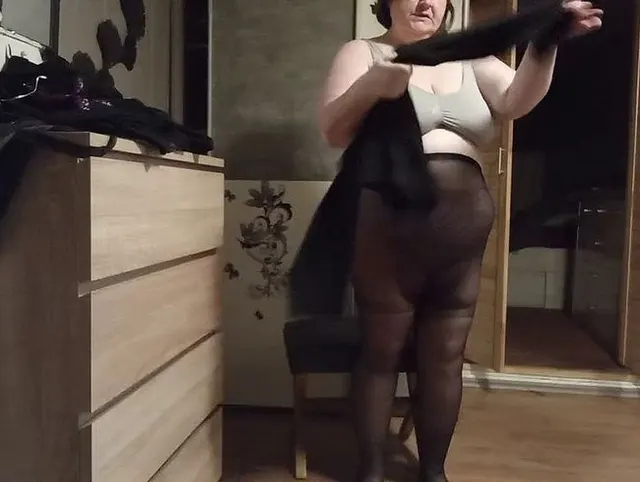Nylonssexy am BBW Körper