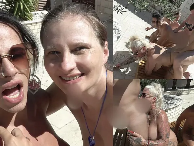Geiler Gruppensex im Urlaub!! Ein Blick hinter die Kulissen!!!