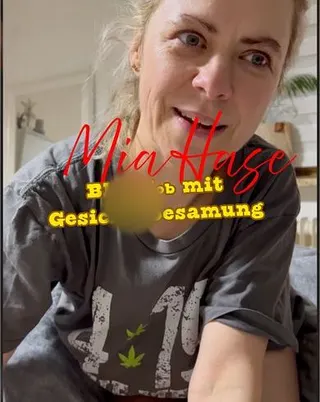 Blowjob mit Gesichtsbesamung...