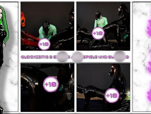 Gleichzeitig 2 Sklave Analspiele und Blowjob