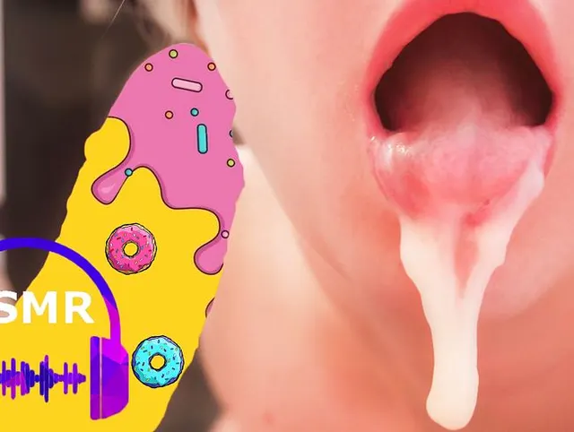 ASMR Gehorsame Stieftochter gibt Stiefvater einen Blowjob in Nahaufnahme