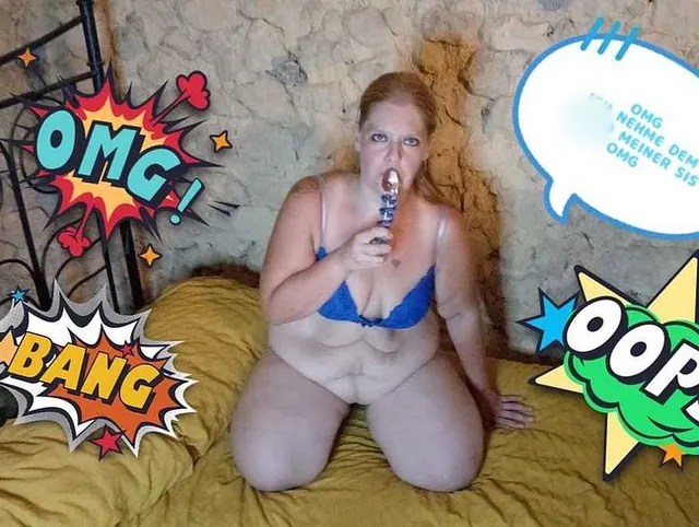 OMG ich habe den Dildo meiner Schwester getestet