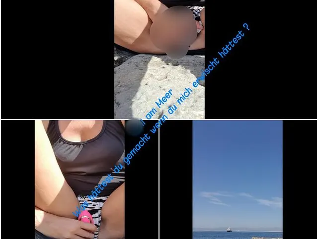 Geil am Meer. Was hättest du gemacht wenn du mich erwischt hättest ?