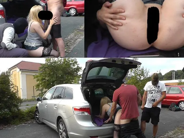 Extrem - Chrempie beim Parkplatzsex mit fremden Männern