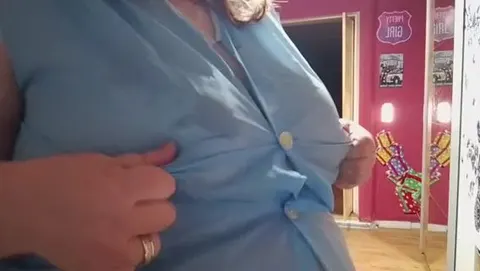 Intensive Nippelspiele im Kittel