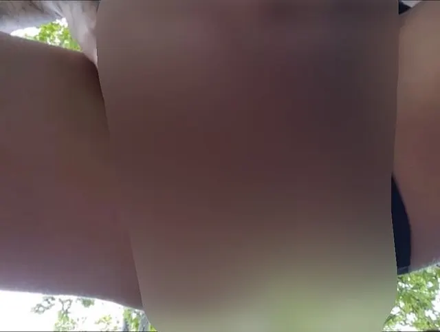 Creampie in der Öffentlichkeit.