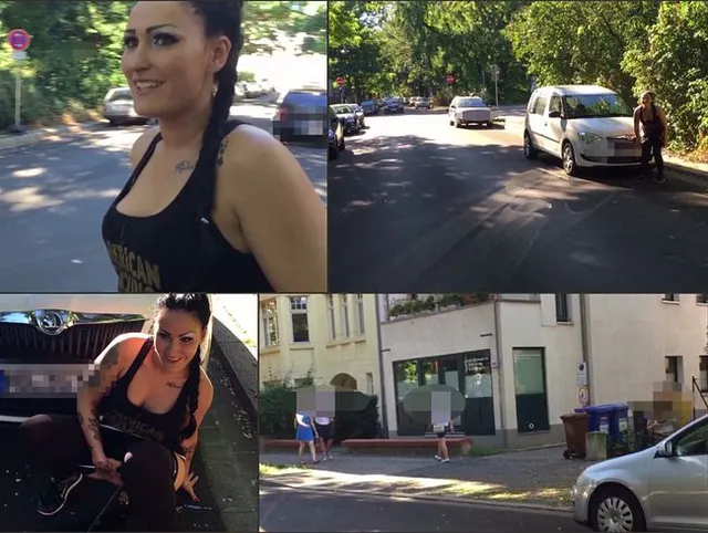 Piss auf der Hauptstraße - mehr Public geht nicht!